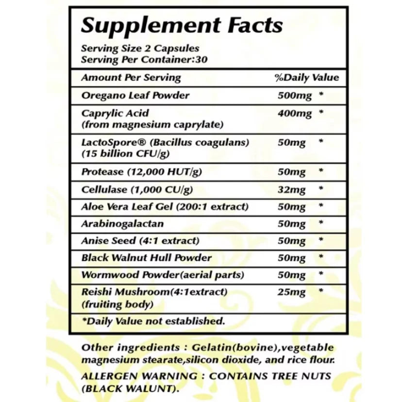 PACK 3 CANDIDA CLEANSE DESINTOXICACION