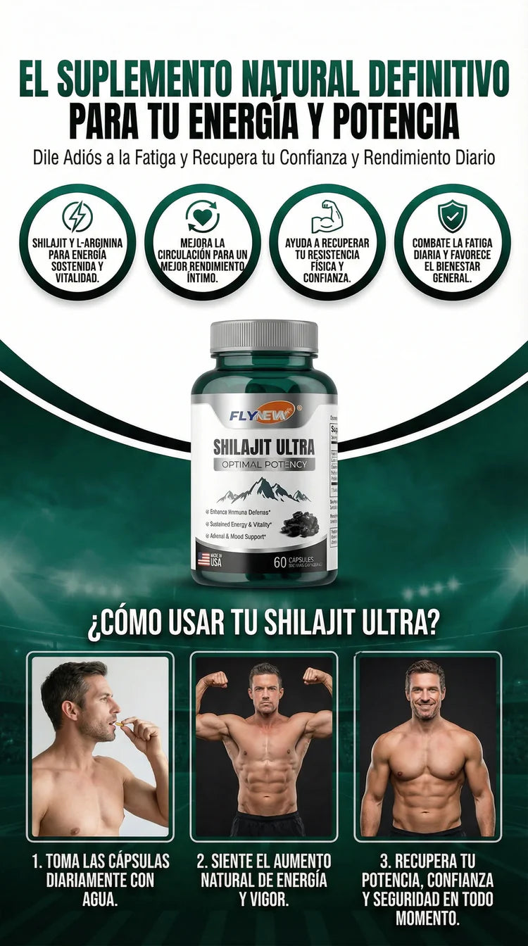 SHILAJIT ULTRA – Potencia Natural para tu Energía y Vitalidad