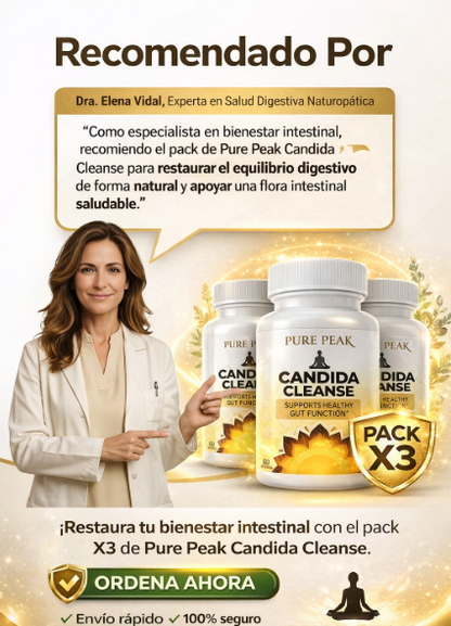 PACK 3 CANDIDA CLEANSE DESINTOXICACION