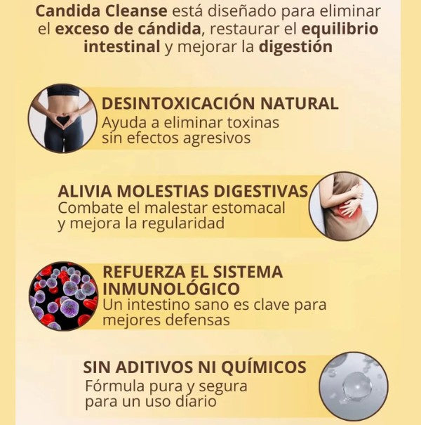 PACK 3 CANDIDA CLEANSE DESINTOXICACION