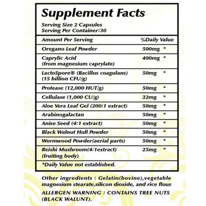 PACK 3 CANDIDA CLEANSE DESINTOXICACION