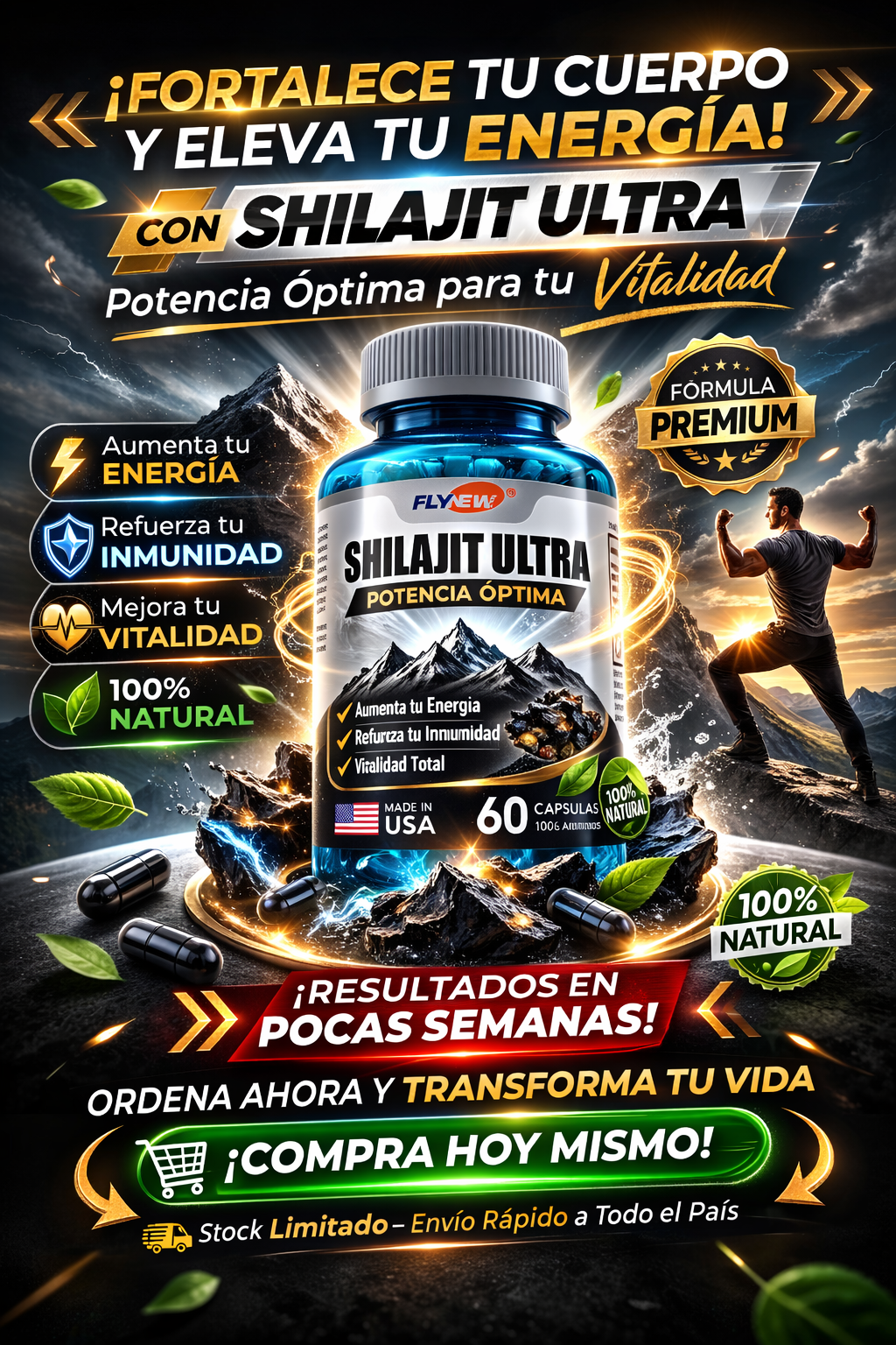 SHILAJIT ULTRA – Potencia Natural para tu Energía y Vitalidad